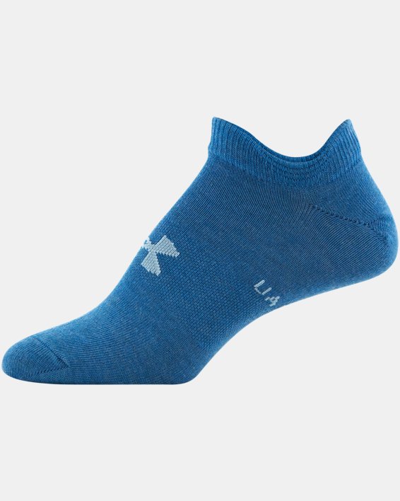 Women's UA Essential No Show – 6-Pack Socks, Blue, pdpMainDesktop image number 13